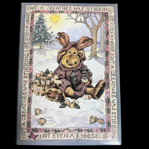 Vintage Boyds Bears Stationary folder 15 Moose Notes w/ 10 Envelopes - Picture 1 of 9